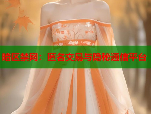 暗区禁网:匿名交易与隐秘通信平台 第2张 暗区禁网:匿名交易与隐秘通信平台 第2张