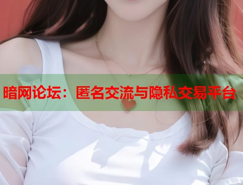 暗网论坛:匿名交流与隐私交易平台 第1张 暗网论坛:匿名交流与隐私交易平台 第1张