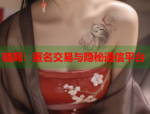 暗网：匿名交易与隐秘通信平台