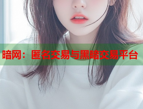 暗网:匿名交易与黑暗交易平台 第1张 暗网:匿名交易与黑暗交易平台 第1张