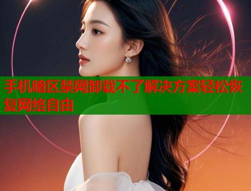 手机暗区禁网卸载不了解决方案轻松恢复网络自由