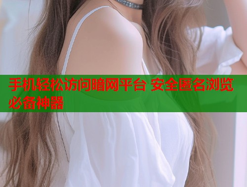 手机轻松访问暗网平台 安全匿名浏览必备神器 第2张 手机轻松访问暗网平台 安全匿名浏览必备神器 第2张