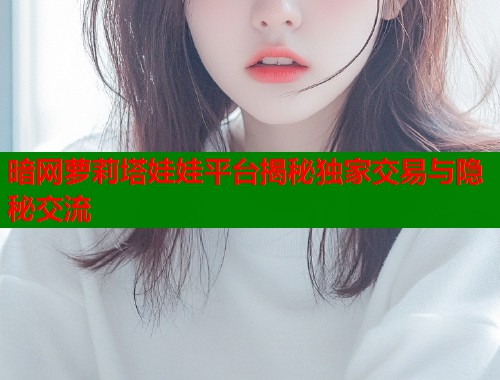 暗网萝莉塔娃娃平台揭秘独家交易与隐秘交流 第1张 暗网萝莉塔娃娃平台揭秘独家交易与隐秘交流 第1张