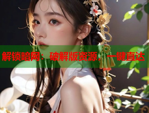 解锁暗网：破解版资源，一键直达