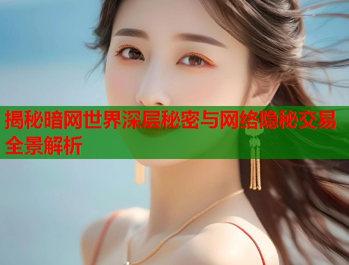 揭秘暗网世界深层秘密与网络隐秘交易全景解析  第2张