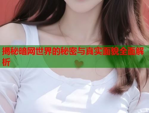 揭秘暗网世界的秘密与真实面貌全面解析 第1张 揭秘暗网世界的秘密与真实面貌全面解析 第1张