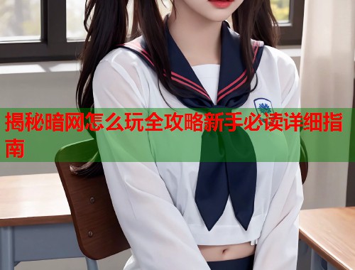 揭秘暗网怎么玩全攻略新手必读详细指南 第1张 揭秘暗网怎么玩全攻略新手必读详细指南 第1张