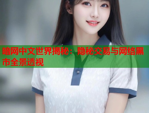 暗网中文世界揭秘：隐秘交易与网络黑市全景透视  第1张