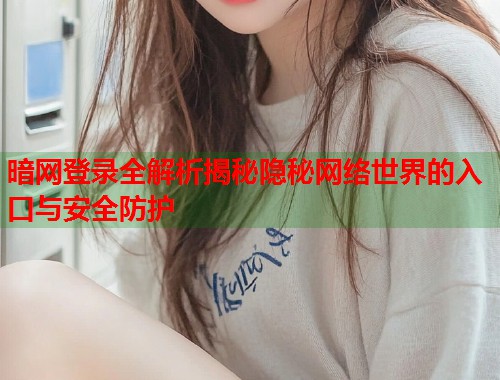 暗网登录全解析揭秘隐秘网络世界的入口与安全防护  第1张