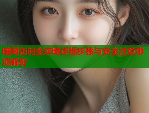 暗网访问全攻略详细步骤与安全注意事项解析 第1张 暗网访问全攻略详细步骤与安全注意事项解析 第1张