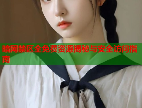 暗网禁区全免费资源揭秘与安全访问指南