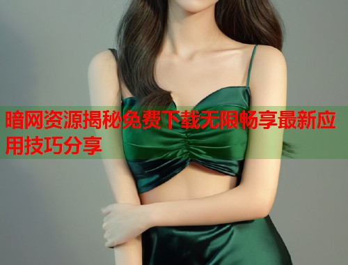 暗网资源揭秘免费下载无限畅享最新应用技巧分享 第1张 暗网资源揭秘免费下载无限畅享最新应用技巧分享 第1张