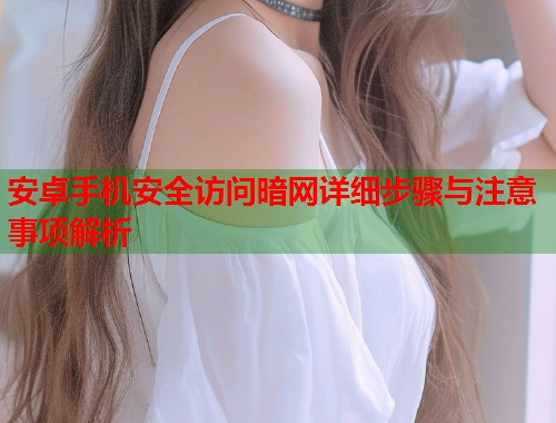 安卓手机安全访问暗网详细步骤与注意事项解析 第2张 安卓手机安全访问暗网详细步骤与注意事项解析 第2张