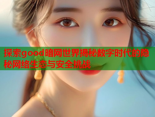 探索good暗网世界揭秘数字时代的隐秘网络生态与安全挑战 第1张 探索good暗网世界揭秘数字时代的隐秘网络生态与安全挑战 第1张