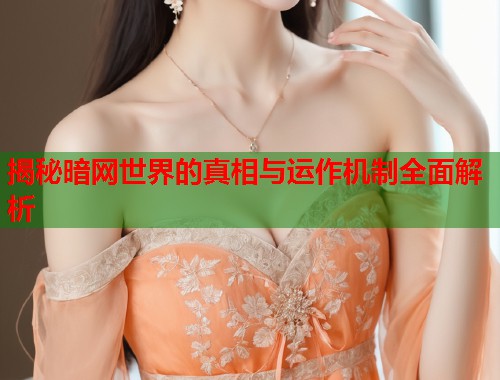 揭秘暗网世界的真相与运作机制全面解析 第1张 揭秘暗网世界的真相与运作机制全面解析 第1张