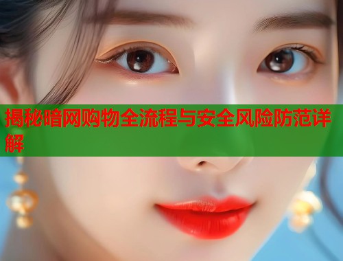 揭秘暗网购物全流程与安全风险防范详解 第1张 揭秘暗网购物全流程与安全风险防范详解 第1张