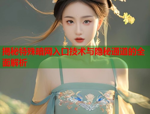 揭秘特殊暗网入口技术与隐秘通道的全面解析 第1张 揭秘特殊暗网入口技术与隐秘通道的全面解析 第1张