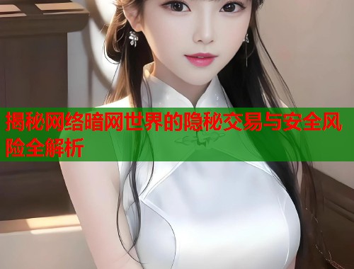 揭秘网络暗网世界的隐秘交易与安全风险全解析 第1张 揭秘网络暗网世界的隐秘交易与安全风险全解析 第1张