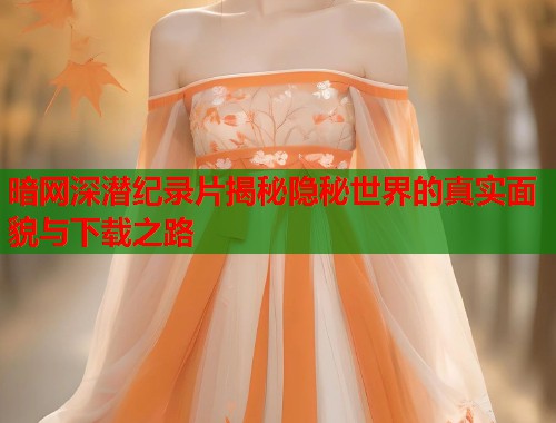 暗网深潜纪录片揭秘隐秘世界的真实面貌与下载之路 第1张 暗网深潜纪录片揭秘隐秘世界的真实面貌与下载之路 第1张