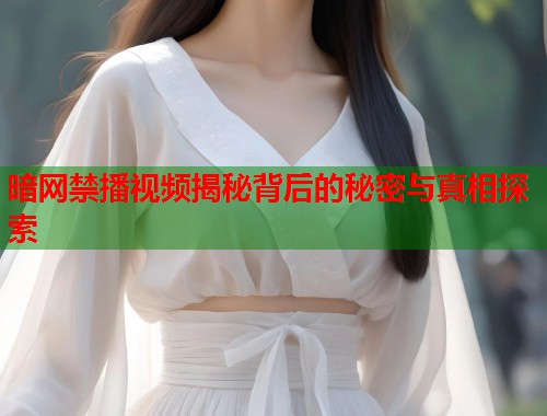 暗网禁播视频揭秘背后的秘密与真相探索