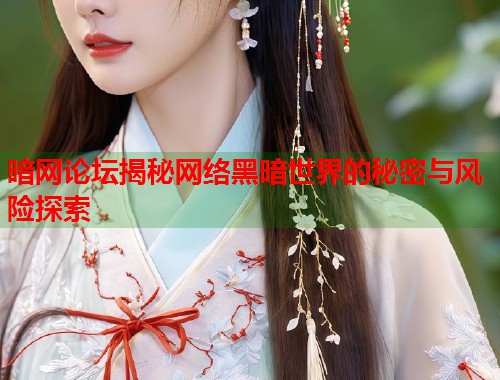 暗网论坛揭秘网络黑暗世界的秘密与风险探索