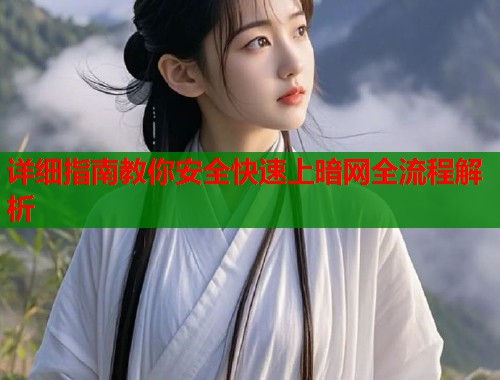 详细指南教你安全快速上暗网全流程解析