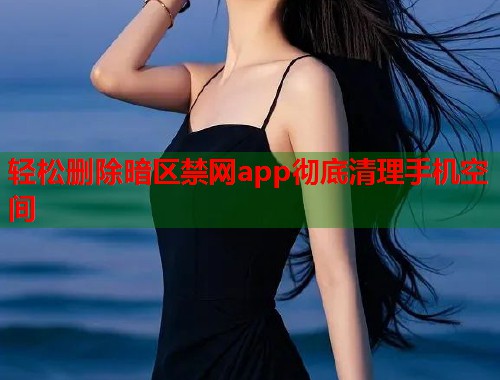 轻松删除暗区禁网app彻底清理手机空间