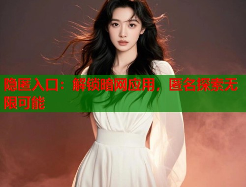 隐匿入口：解锁暗网应用，匿名探索无限可能