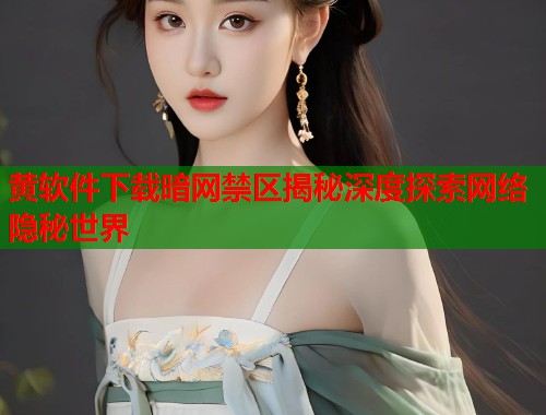 黄软件下载暗网禁区揭秘深度探索网络隐秘世界